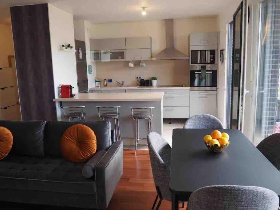 Appartement 80M2, Terrasse Sud, Metro 7 Direction Louvre A 8Minutes, Parking Sous-Sol, Proche Paris-Bercy 이브리쉬르센 외부 사진